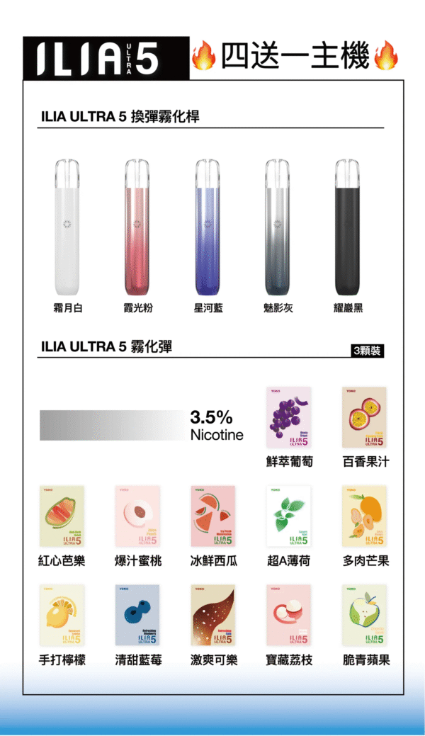 💥【買4盒送主機】✨ILIA哩亞五代蛋